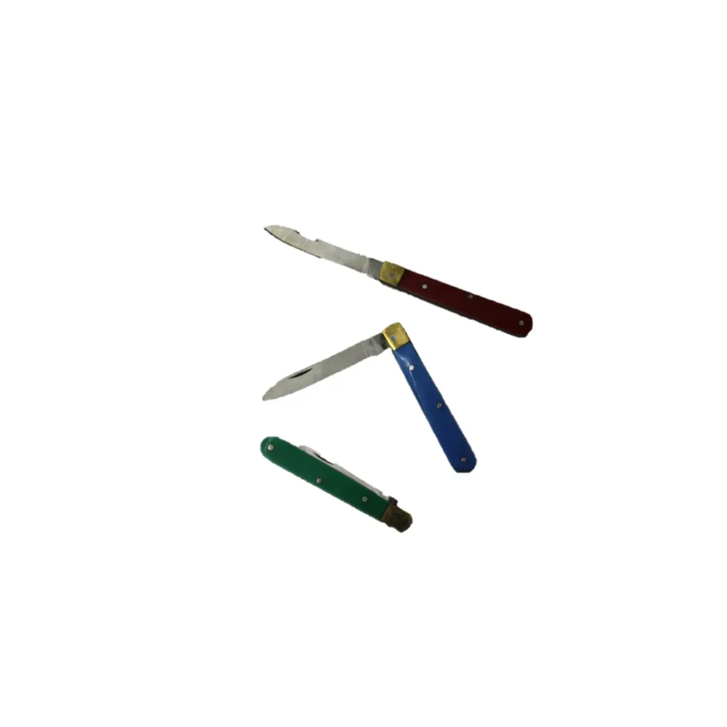 Exclusive Assorted Color ABS Handles 3 Pencil Knife 202910 -