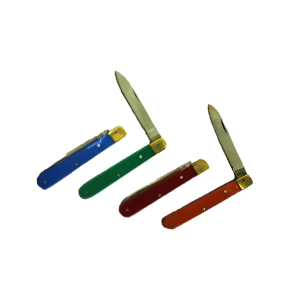 Exclusive Assorted Color ABS Handles 3 Pencil Knife 202910 -