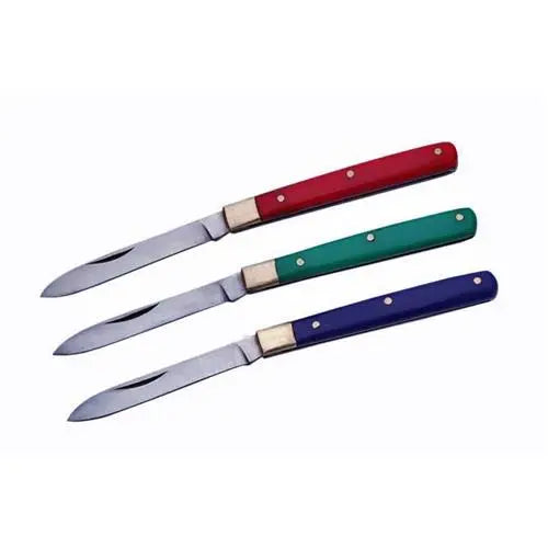 Exclusive Assorted Color ABS Handles 3 Pencil Knife 202910 -