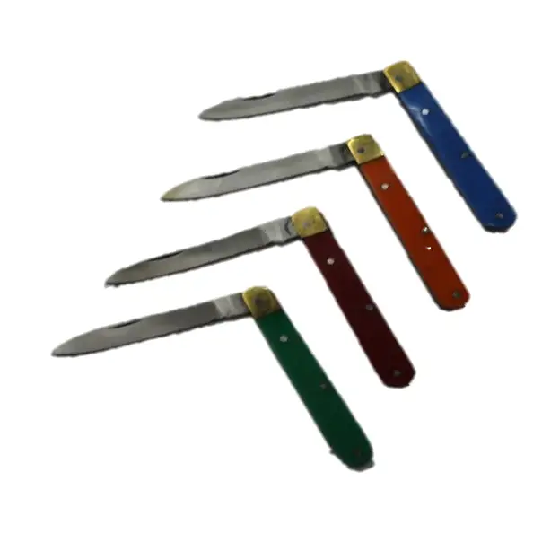 Exclusive Assorted Color ABS Handles 3 Pencil Knife 202910 -