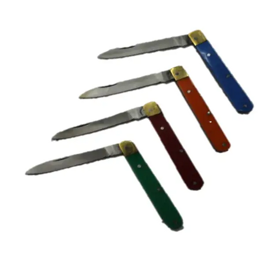 Exclusive Assorted Color ABS Handles 3 Pencil Knife 202910 -
