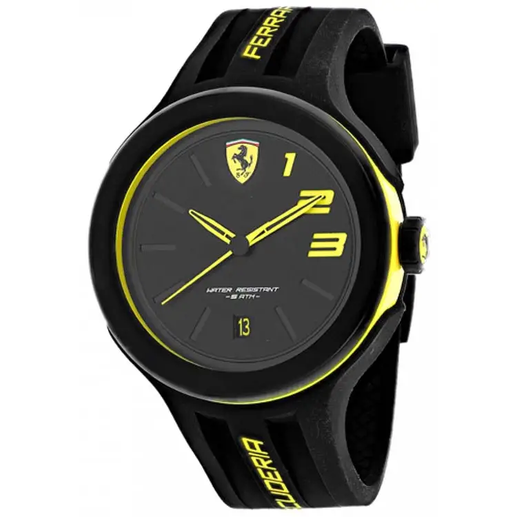 Ferrari Scuderia Men’s FXX Quartz Black Silicone Watch