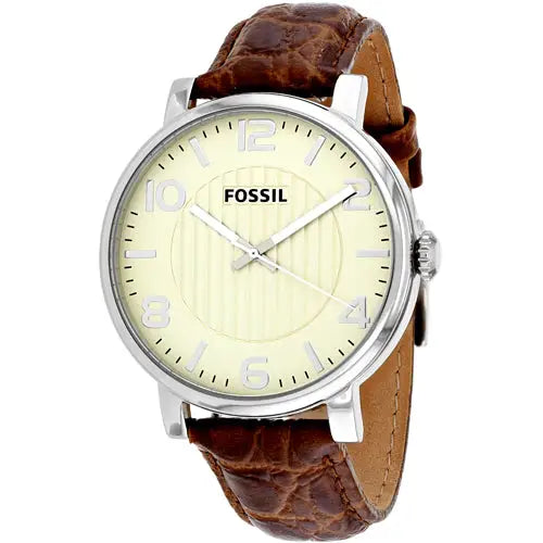 Fossil Men’s Authentic Analog Quartz Stainless Steel/Brown