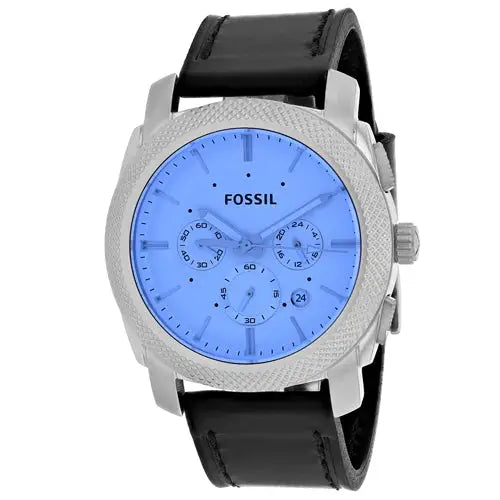 Fossil Men’s Machine 50m Quartz Leather Watch FS5160 - Misc