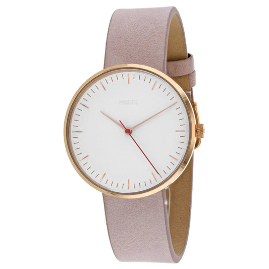 Fossil Women’s Essentialist Stainless Steel Leather Watch