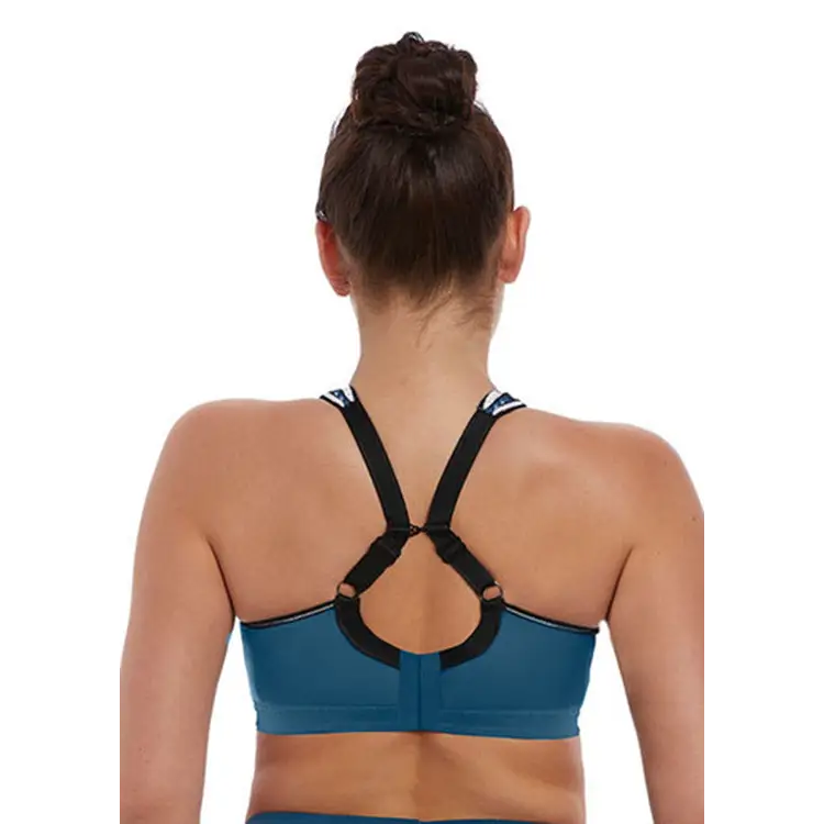 Freya Sonic Underwire Moulded Sports Bra (Petrol 34DD)
