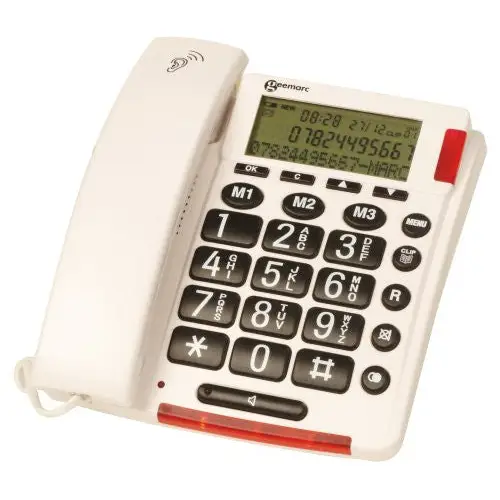 Geemarc Amplified Corded Telephone with Talking Caller ID