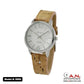Geneva Wood Look Leather Watch with Silver Dial 9980 -