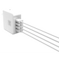Gentek 4-Port 4 AMP USB Wall Charger (White) 21082 - Misc