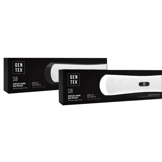Gentek S8 Bluetooth Wireless Sound Bar Speaker (White) 15021