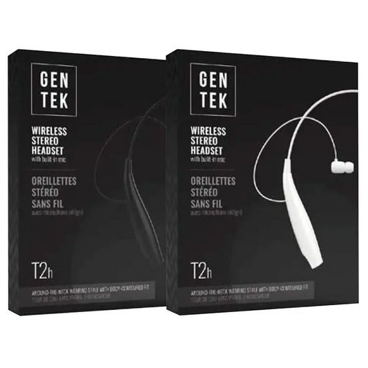 Gentek T2h Magnetic Wrap Around Wireless Stereo Headset
