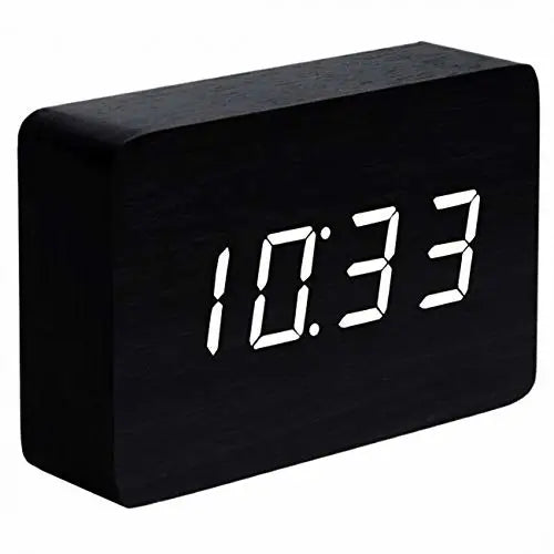 Gingko Brick Click Clock Black White LED 15W10 - Misc