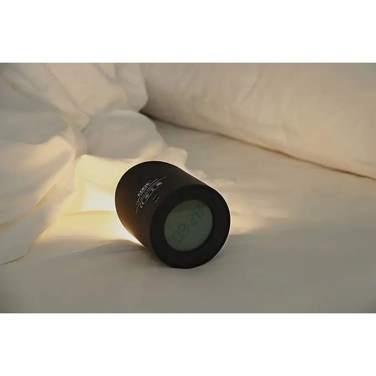 Gingko Edge Light Digital Rechargeable Dual Alarm Clock