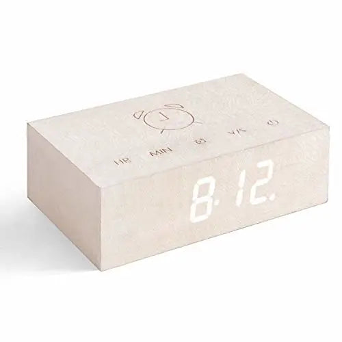 Gingko Flip Click Clock LED Alarm Clock Sound Activated