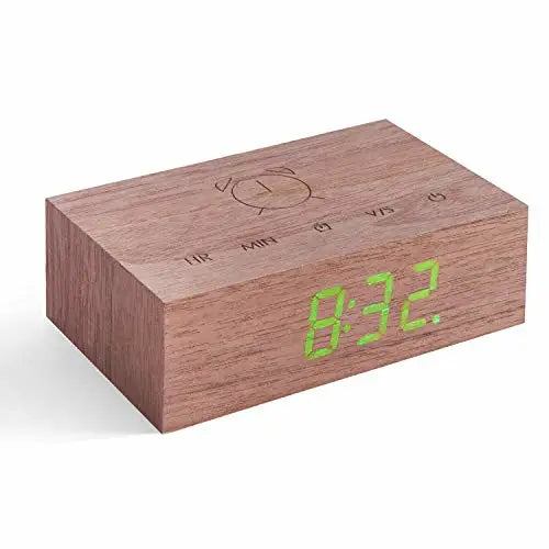 Gingko Flip Click Clock LED Alarm Clock Sound Activated