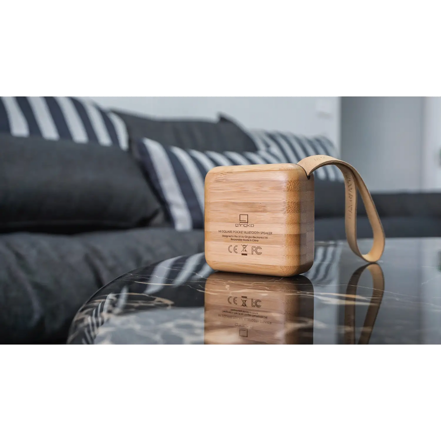 Gingko MI SQUARE POCKET SPEAKER BAMBOO - Misc