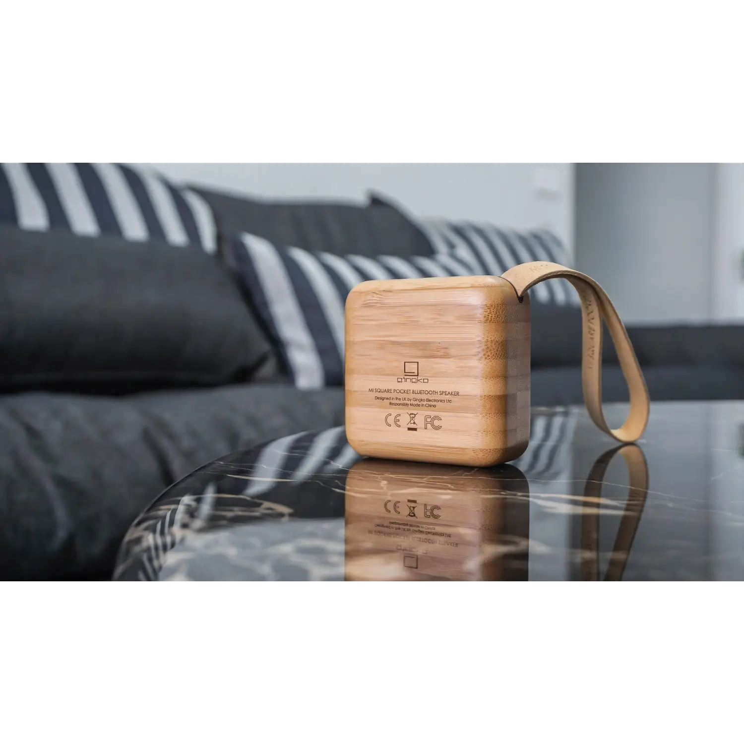 Gingko MI SQUARE POCKET SPEAKER BAMBOO - Misc