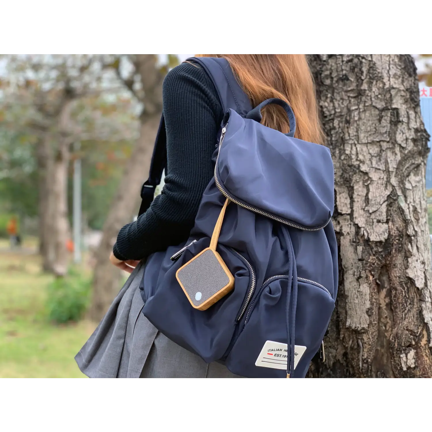 Gingko MI SQUARE POCKET SPEAKER BAMBOO - Misc