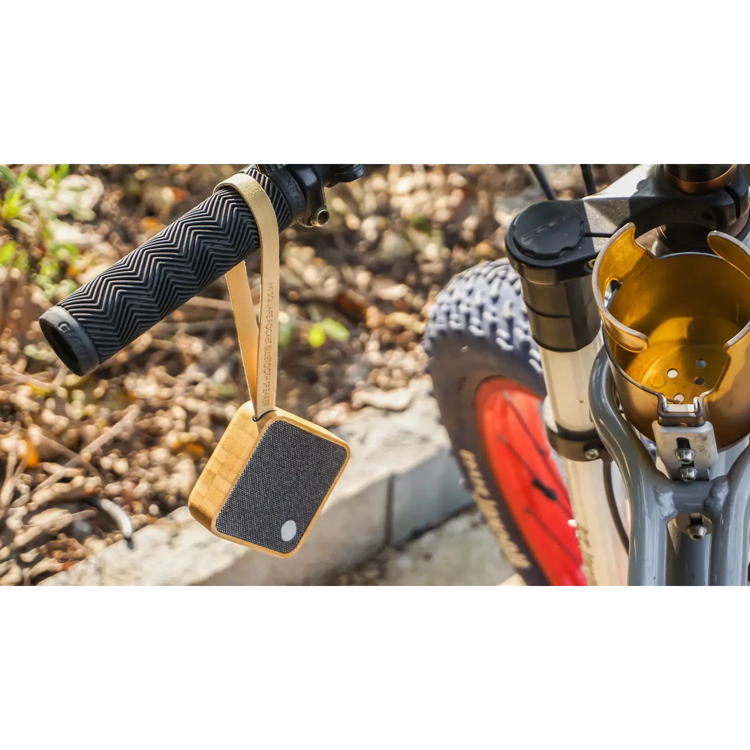 Gingko MI SQUARE POCKET SPEAKER BAMBOO - Misc