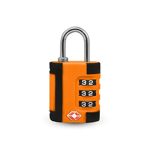 Go Green Power 3 Digit Combination Lock in Two Tone Color