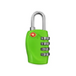 Go Green Power 4 Digit Combination Lock Green 0.2 Pound -
