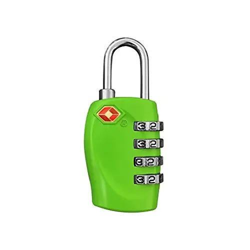Go Green Power 4 Digit Combination Lock Green 0.2 Pound -