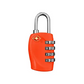 Go Green Power 4 Digit Combination Lock Red 0.2 Pound - Misc