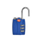 Gogreen 3 Digit Combo Lock (Blue) TR1120BL - Misc