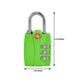 Gogreen 3 Digit Combo Lock (Green) TR1120GN - Misc