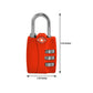 Gogreen 3 Digit Combo Lock (Red) TR1120RD - Misc