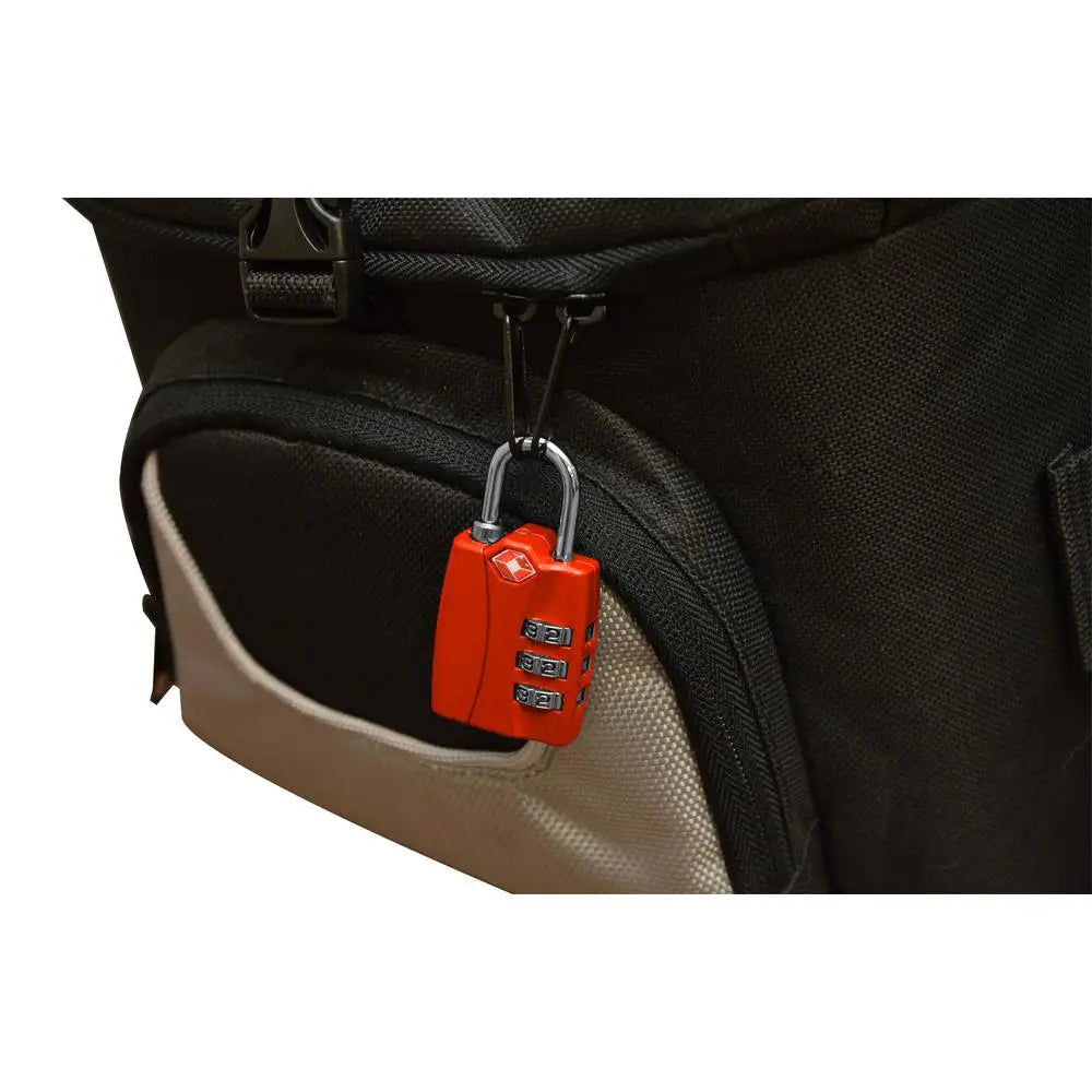Gogreen 3 Digit Combo Lock (Red) TR1120RD - Misc