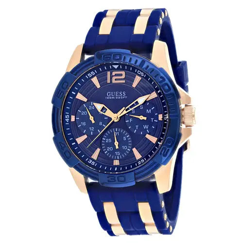Guess Men’s Oasis Stainless Steel Watch Rubber W0366G4 -