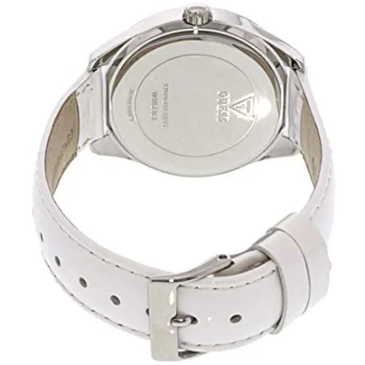 Guess Women’s Glitter Girl Quartz Stainless Steel/White
