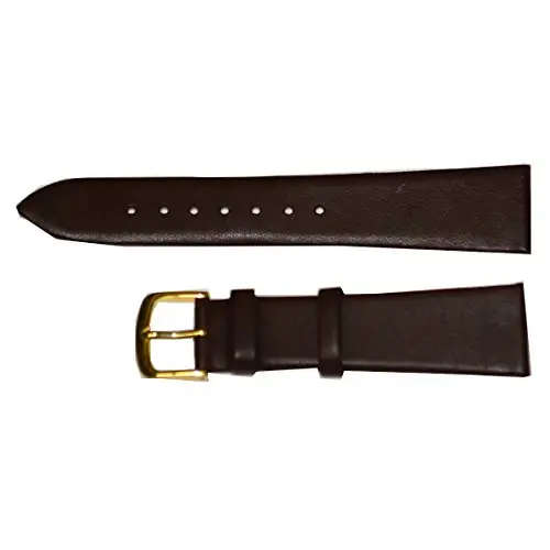 Hadley Roma Men’s 20mm Brown Genuine Leather Watch Strap