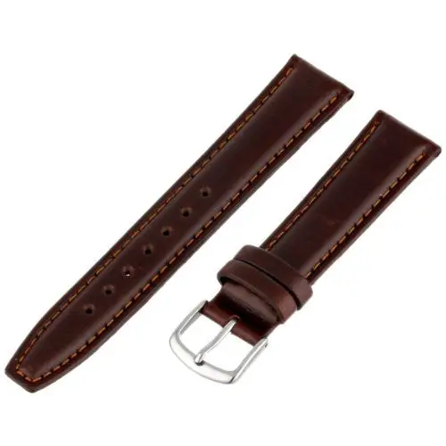 Hadley-Roma Men’s MSM881RB-180 18-mm Brown Oil-Tan Leather