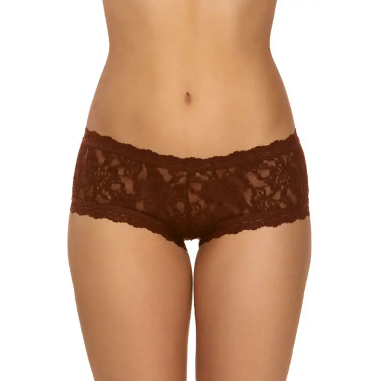 Hanky Panky Signature Lace Boyshort Dark Cocoa LG - Misc