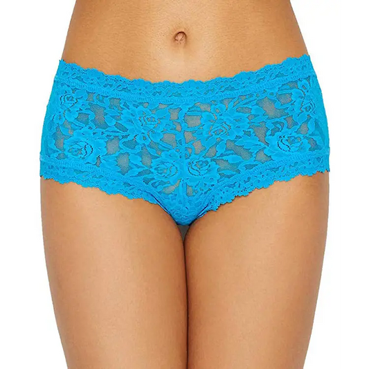 Hanky Panky Signature Lace Boyshort (Fiji Blue Small)