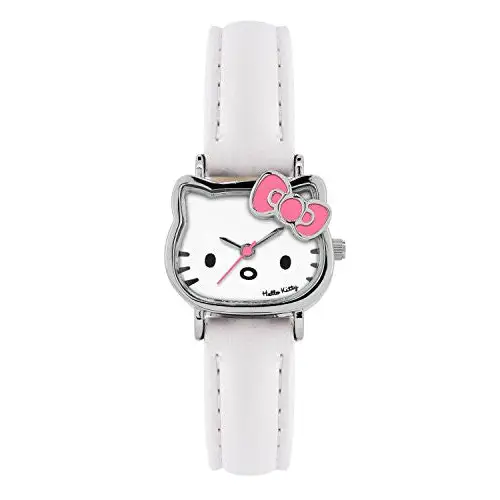 Hello Kitty HK006 Girls White Plastic Strap Watch - Watches