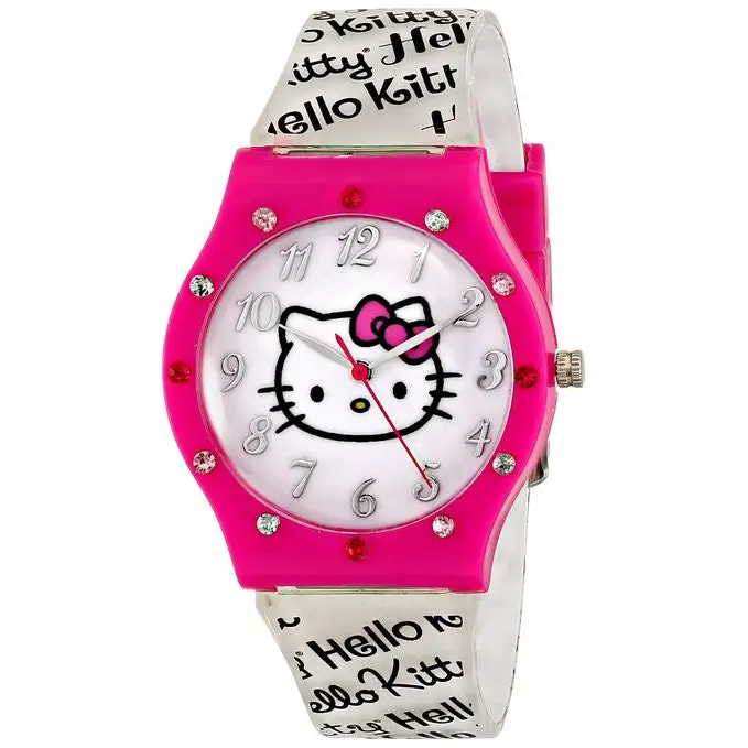 Hello Kitty Kids’ Analog Quartz Two-Tone Watch HKAQ2798 -