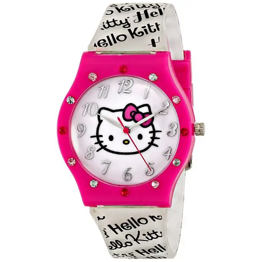 Hello Kitty Kids’ Analog Quartz Two-Tone Watch HKAQ2798 -