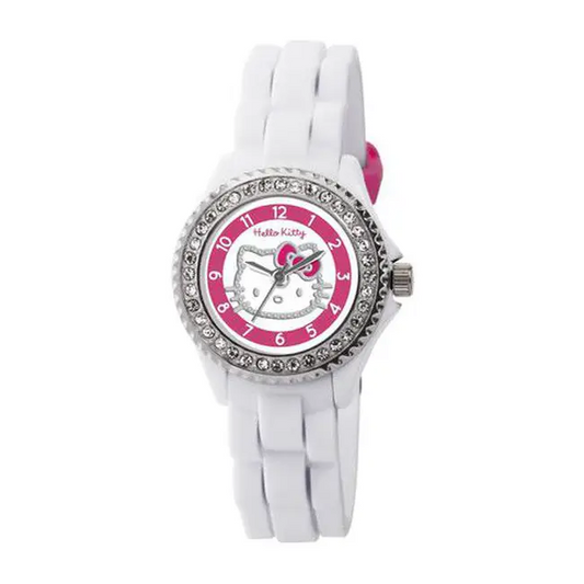 Hello Kitty White Strap Watch AHK029 - Watches hello kitty
