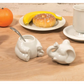 HIC Kitchen Fine Quality Porcelain Elephant Sugar Holder
