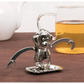 HIC Kitchen Hangin’ Dunkin Monkey Stainless Steel Tea