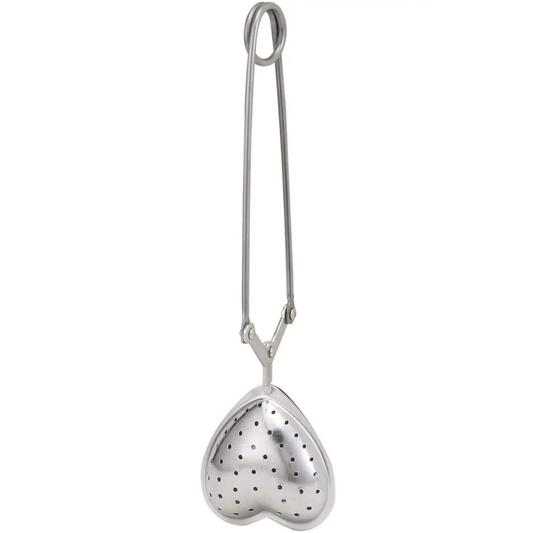 HIC Snap Heart Long Handle Stainless Steel Tea Infuser 40680