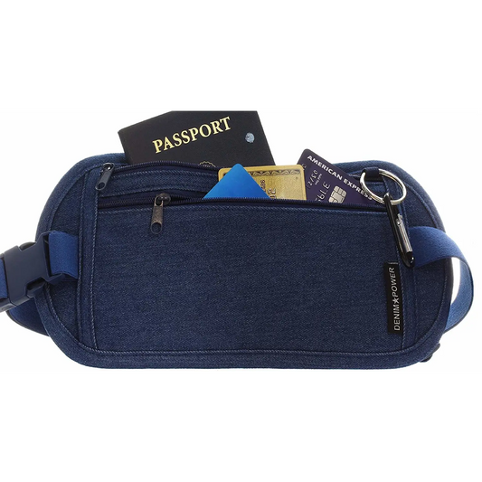 Hidden Undercover Travel Passport Holder Fanny Pack Money