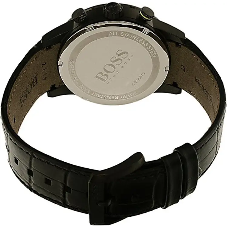 Hugo Boss Men’s Classic Quartz Chrono Black Stainless
