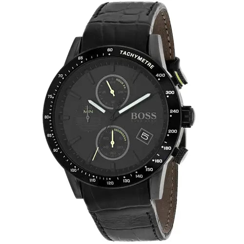 Hugo Boss Men’s Classic Quartz Chrono Black Stainless