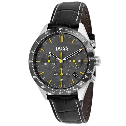 Hugo Boss Men’s Classic Quartz Stainless Steel/Black Leather