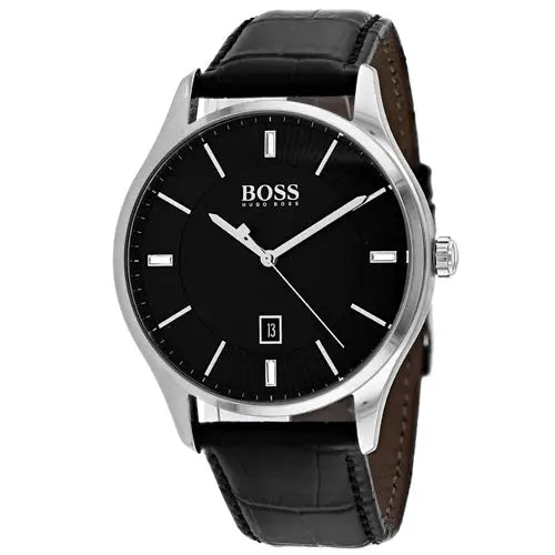 Hugo Boss Men’s Governor Quartz Stainless Steel/Black