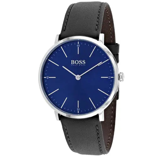 Hugo Boss Men’s Horizon Quartz Stainless Steel/Grey Leather